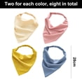 thumbnail image 2 of Paquete de 8 diademas para el pelo para mujer, pañuelo elástico para el pelo, pañuelo triangular grande, pañuelo para la cabeza, diademas de color sólido, bufandas para el pelo para adolescentes y, 2 of 7