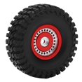 thumbnail image 3 of Juego de 4 neumáticos de goma delanteros y traseros de 55 mm y llantas de 24 orificios para coche AXIAL SCX24 1/24 RC, 3 of 8