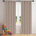 thumbnail image 5 of Blackout Kids Curtains,Brown Bigfoot Pattern Childrens Insulated Curtains Set Of 2,Bedroom Essentials,Toddler Room Decor 42x84in(106x213cm), 5 of 5