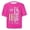 Hot Pink, variant on Girls 250th Anniversary Crop Top, Patriotic American Flag Print Short Sleeve Tee for Kids, Casual Independence Day Summer Shirt for Daily Holiday Wear(Pink,11-12 Years)