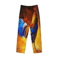 thumbnail image 4 of Junzan Men'S Pajama Pants Colorful Rooster Sleepwear Pants Pj Bottoms Drawstring And Pockets, 4 of 9
