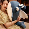 thumbnail image 2 of 30-70cm Creative Six Eyes Flying Fish Plush Doll Funny Multi-Eyed Whale Plush Pillow Soft Stuffed Toys Kids Birthday GiftsWhimsy30 cm Deng Xun unisex, 2 of 2