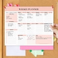 thumbnail image 7 of Weekly Planner Coil Book, Life Record Book, Meal Management Organizer, Undated Daily to Do List Notebook, 52 Pages, 9.76x7.28 inches, Paper Material, 7 of 7