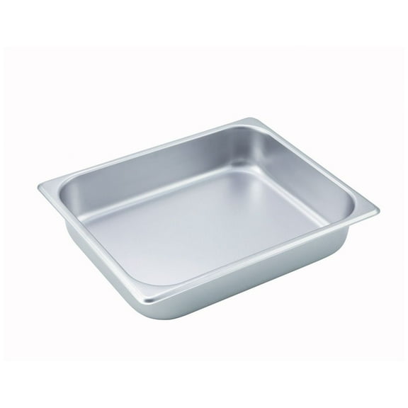 Winco SPH2 44198 Size Pan 2 1/2" NSF, Stainless Steel, Medium
