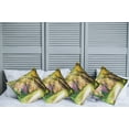 thumbnail image 6 of Ambesonne Landscape Throw Pillow Cover 4 Pack, Spring Park Walkway, 16", Multicolor, 6 of 6