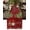 FireBrick, variant on ERUNPONLY Farmhouse Christmas Table Runner - 36 Inch Long Xmas Snowman Truck Tree Cotton and Linen Blended Dress Scarves Farmhouse Table Runner for Kitchen Dining, Coffee Table, 13" x 36"