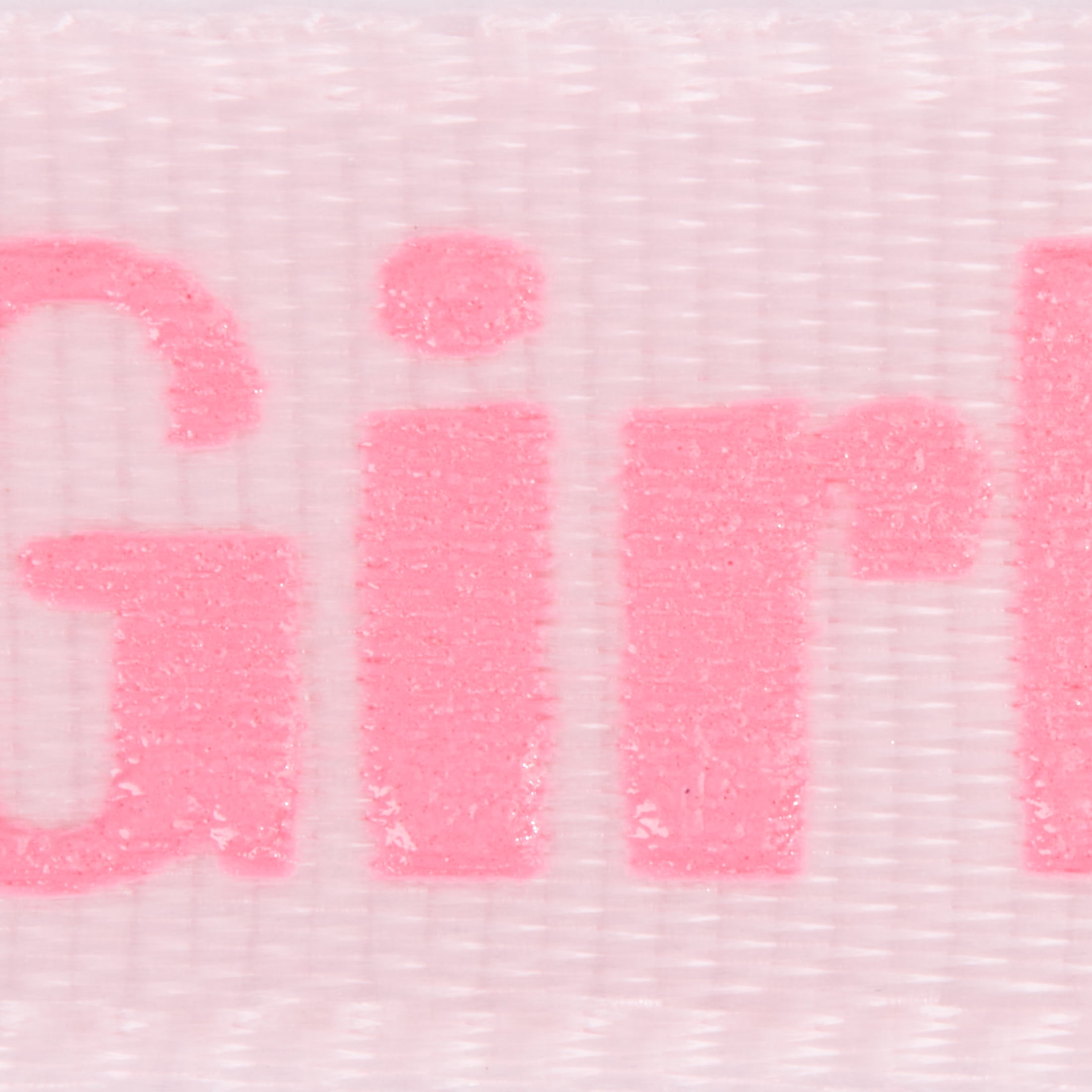 (3 pack) Offray 3/8" x 12' It's A Girl Celebration Ribbon, 1 Each