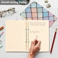 thumbnail image 4 of FORMRS 1-Subject Spiral Notebook 8" x 5" College Ruled 60 Refillable Sheet A5 Hard Cover, 2 Pack, Orange Art Pattern, 4 of 7