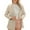 Yellow, variant on Breezora Women's Tailored Lapel Jacket Long Sleeve Career Coat Modern Office Wear With Functional Pockets L Size Beige