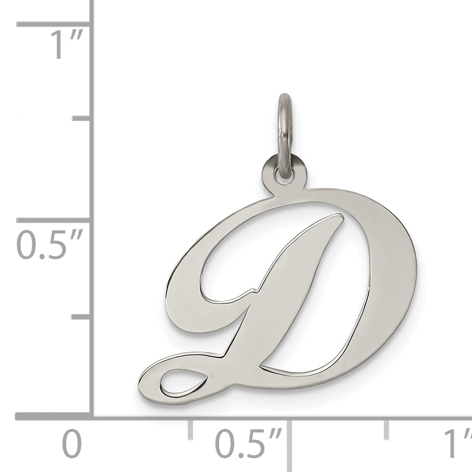 Solid 925 Sterling Silver Longwood University Small Pendant