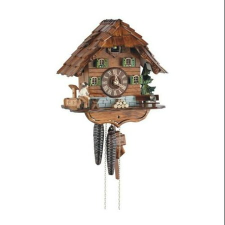 Schneider 10" Black Forest Lumberjack Eight Day Movement 
