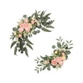 thumbnail image 3 of 2 guirnaldas de flores artificiales para boda, elegantes y realistas. Rosa, 3 of 9