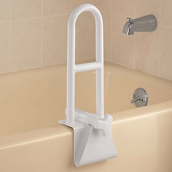 Bathtub Safety Rail, Medical Adjustable Tub Grab Bar Handle Clamp Safety Handrail Support for Seniors and Elderly