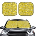thumbnail image 2 of Saiise Banana A for Foldable Car Sun Shades (2-Pack) Offer Sun Protection with an Easy-fold Design for Convenient Windshield Shading-Small, 2 of 6