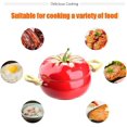 thumbnail image 7 of Tomato Shape Soup Pot, Aluminum Stockpot, Creative Food Non-Stick Frying Pan Milk Egg Noodles Cooking Pot Sauce Pot Saucepan Pan for Induction Cooker Gas Cooker（Red, Soup Pot）, 7 of 7