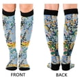 thumbnail image 4 of FORMRS Womens Knee High Socks Casual Long Thick Travel Daily Wear, 1 Pair, Colorful Leaves, 4 of 6