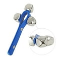 thumbnail image 3 of Muslady Handle Rattle Handbell Stick Percussion Instrument Toy with 3 Bells for Children, 3 of 8