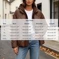 thumbnail image 3 of Awdenio Womens Fall Jackets Oversized Lightweight Quilted Hooded Patchwork Fake Two Piece Jacket, 3 of 8