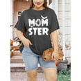 thumbnail image 2 of XCHQRTI Hocus Pocus Women's Plus Size Shirt Halloween Tshirt Casual Funny Short Sleeve Graphic Tees, 2 of 7