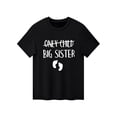 thumbnail image 3 of SGMVNU Big Sis Tops for Girls Crew Neck Short Sleeved Trendy Casual Loose with Letter Prints Top Summer Clothes, Size 8-9 Years, Black-d, 3 of 3