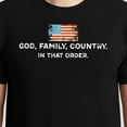 thumbnail image 3 of God Family Country In That Order T-Shirt – Patriotic Faith Theme – Unisex Gift, 3 of 6