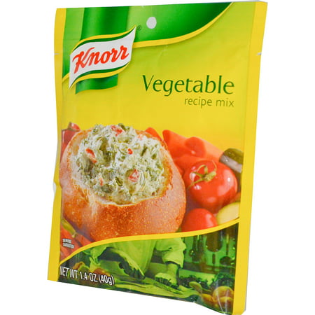 Knorr, Vegetable Recipe Mix, 1.4 oz(pack of 4) (Best Seasoning For Vegetable Soup)