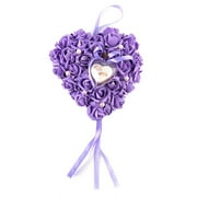 Romantic Rose Wedding Favors Heart Shaped Gift Ring Box Pillow Decoration