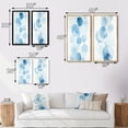 thumbnail image 4 of Designart "Vintage Light Blue Tranquility III" Modern Geometric Framed Wall Art Set Of 2 - Modern Blue Frame Gallery Set For Office Decor, 4 of 6