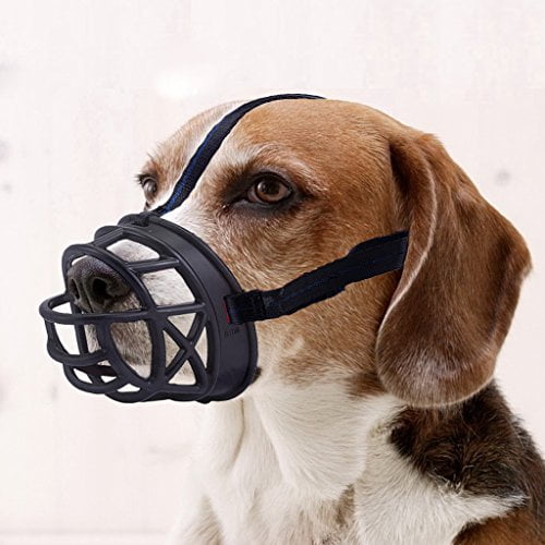 Soft Padded Muzzle for Medium Large Dogs Labrador and German Shepherd Adjustable Muzzle for Biting Licking and Chewing Mayerzon Dog Muzzle