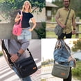 thumbnail image 5 of Crossbody Messenger Bag for iPad Pro 12.9 inches, Rfid Shoulder Purse w/Water Bottle Holders, 13 inch Laptop Briefcase, Built-in Wallet, Black, 5 of 11