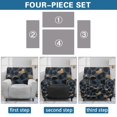 thumbnail image 6 of HELLHERO Leopard Print Couch Covers for Reclining Couches Skin Friendly Stretchy Lazyboy Recliner Chair Covers for Reclining Chair, Easy to Install, 6 of 8