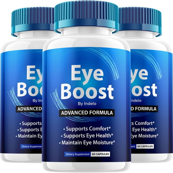 Eye Boost Eye Support Supplement – EyeBoost Capsules Vitamins Healthy Vision, 3 Pack, 180 Capsules