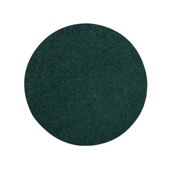 Furnish My Place DC Custom Rug - 2 ft. Round, Forest Green, Indoor Rug for Bedrooms, Hallways, Living Rooms