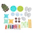thumbnail image 2 of Kids Noodle Party Playset DIY Multi Color Dinosaur Shape Noodle Machine Dough Kit for Kids, 2 of 6