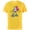 Yellow, variant on Disney Mickey Mouse Surprise Behind You Retro Pop Art - Short Sleeve Cotton T-Shirt for Adults - Customized-Black