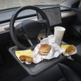 thumbnail image 4 of de Comedor Del Trabajo Del Soporte Del Ordenador Portátil de La Bandeja Del Volante Del Escritorio Del Ordenador Portátil Del Coche para, 4 of 8
