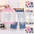thumbnail image 3 of Toddler Girls Outfits 9 12 18 24 Months 2T 3T 4T 5T Girls Fall Winter Clothes Toddler Girls Ruffle Long Sleeve Cute Top Jeans Bell-bottomed Pants 2PCS Set Light Purple Size 1-2 Years, 3 of 5
