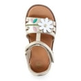 thumbnail image 2 of Wonder Nation Baby & Toddler Girl Flower Sandals, 2 of 6