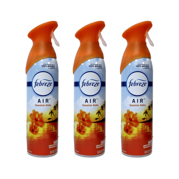 Febreze Air Refresher, Hawaiian Aloha, 8.8 oz (Pack of 3)