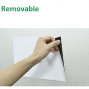 tooloflife 1/2/5Pcs Magic Whiteboard Wall Sticker Dry Erasable Paper Plain Reuasble Self Stick Sheets White