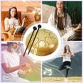 thumbnail image 3 of Instrumentos Percusión Rain Chime Tambor Lengua Acero 6 Pulgadas 8 Notas Regalo, 3 of 9