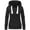 Black, variant on Fesfesfes Women Hooded Ladies Solid Hooded Turtleneck Long Sleeve Sweatshirt Pullover Tops Shirt Tops on
