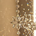 thumbnail image 2 of Crystal Light Catcher Prism Snowflake Wind Chime Hanging Christmas Sundrop (C), 2 of 10
