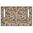thumbnail image 2 of XYZCANDO Brown Camo 2-Passenger Golf Cart Seat Cover - Non-Slip Terry Cloth with 4 Front Pockets, Washable Universal Accessory for Golfers, 2 of 8