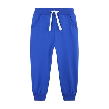 Mgmyaa Boys Fall Winter Joggers Pants Non-fleece Sport Sweatpants for Kids Size 5-20 Years