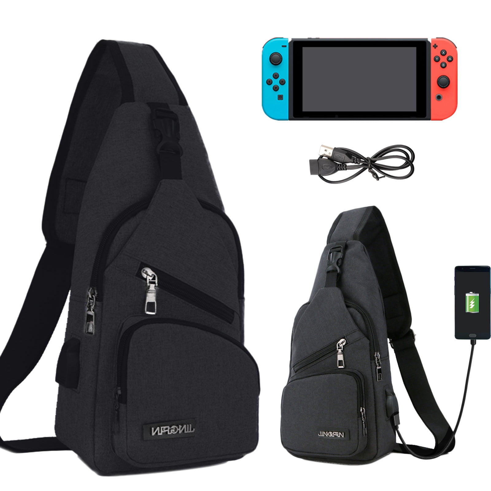 TSV - Waterproof Backpack Travel Bag for Nintendo Switch and Switch ...