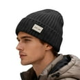 thumbnail image 5 of Bonnet pour Homme et Femme, Classics Basic Bonnet Hiver Extensible en Tricot, Chaud et Confortable, Bonnets dâHiver, Knit Beanie Bonnets Mixte pour Cyclisme Ski Jogging, 5 of 5
