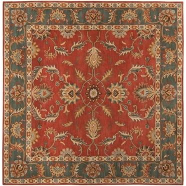 Mark&Day Area Rugs, 8x8 Daysland Traditional Rust Square Area Rug (8' Square)