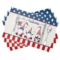 thumbnail image 4 of Independence Day Placemats - Set of 4, 4th of July Patriotic Table Mats for Home Decorations, American USA Flag Place mats for Memorial Day Home Kitchen Dinner, 4 of 6