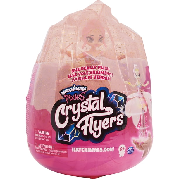 Hatchimals Pixies, Crystal Flyers Pink Magical Flying Pixie Toy